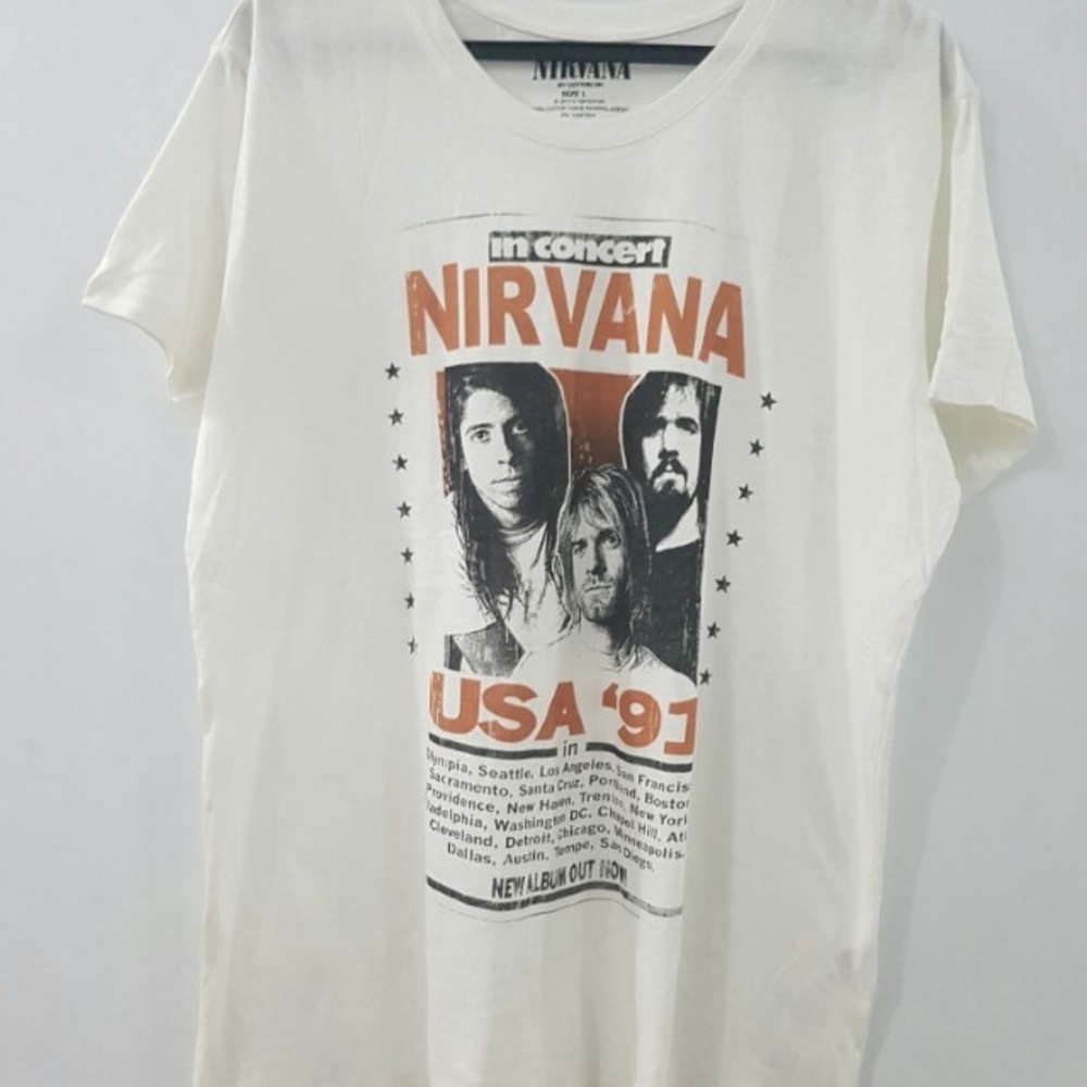 cotton on Nirvana T shirt